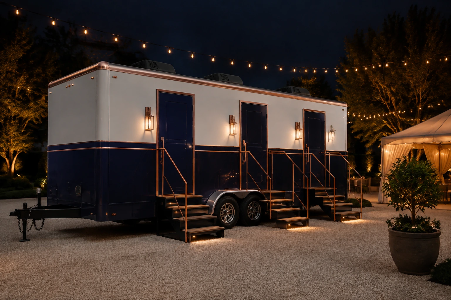 Portable restroom rental planning for Flower Mound, TX